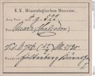Etiketten zu Quarz (Chalcedon) (NHMW-MIN-Ag522)